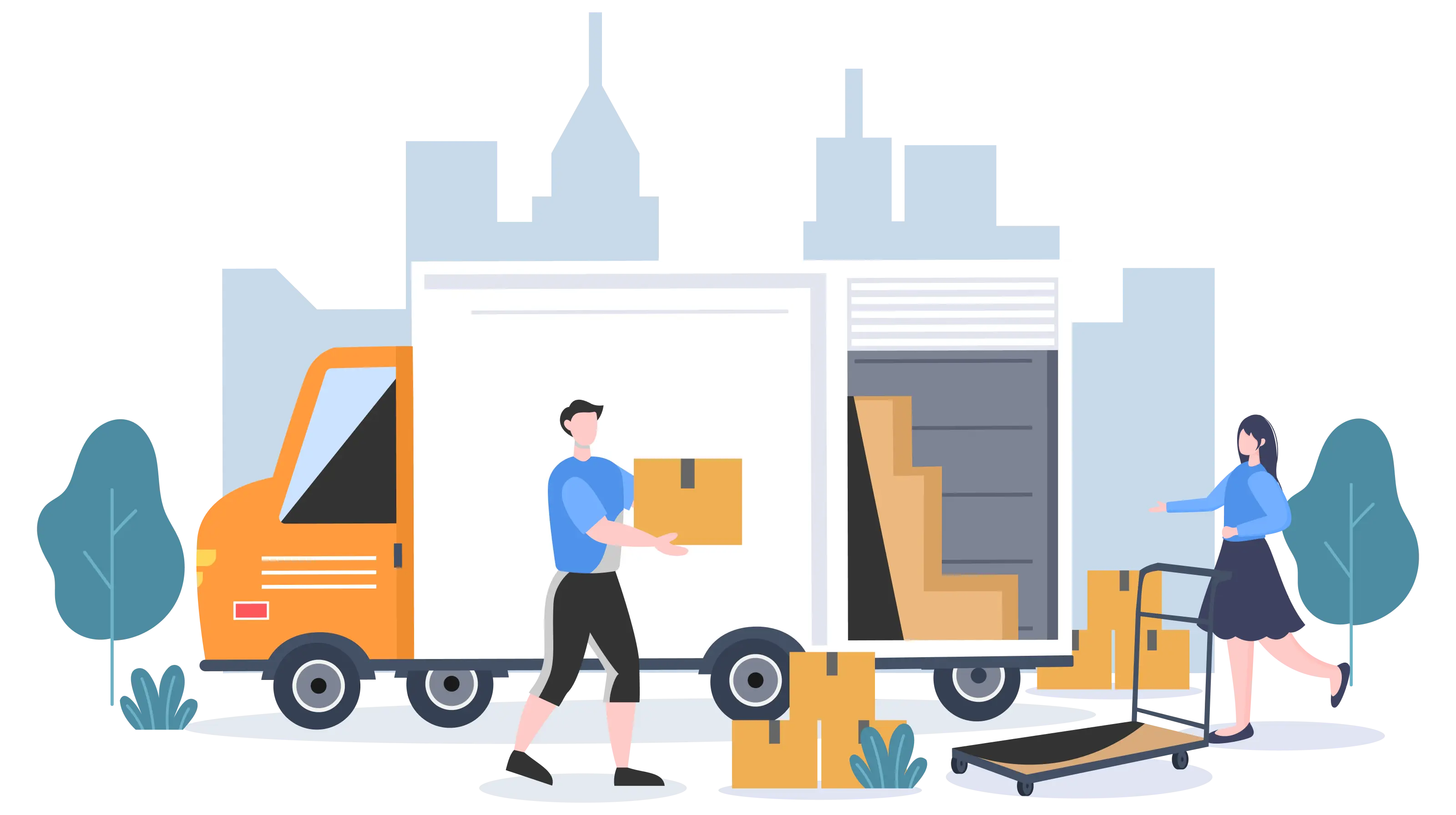 TransportPro Dashboard Illustration